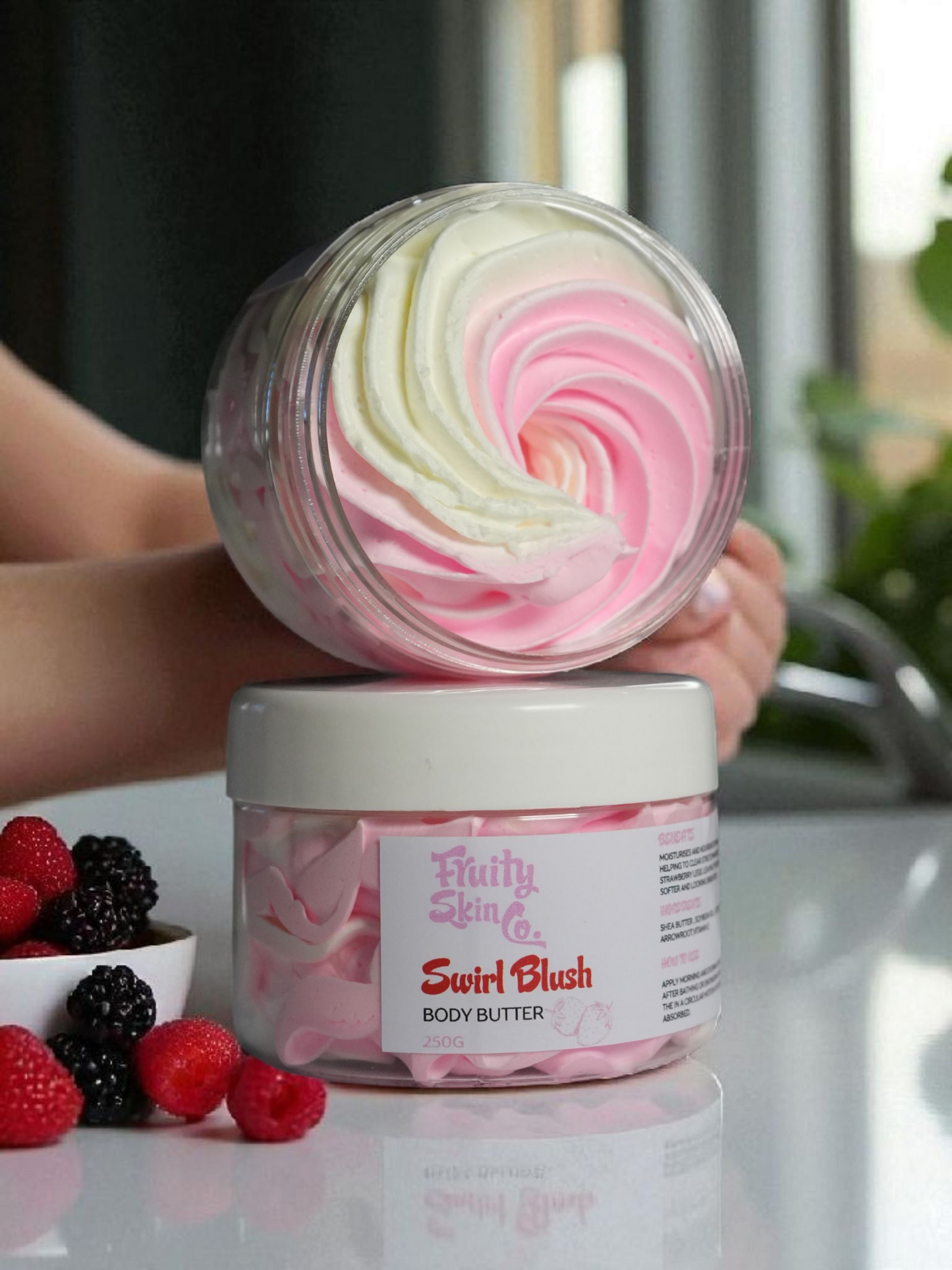Swirl Blush body butter