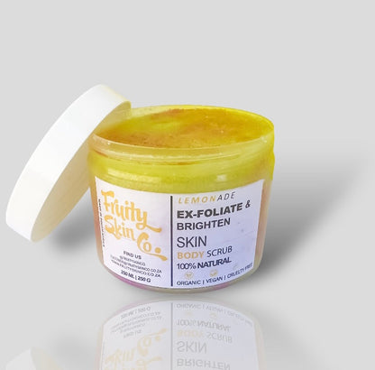 Lemonade whipped body scrub