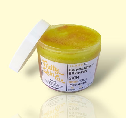 Lemonade whipped body scrub
