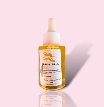 Brightening body oil