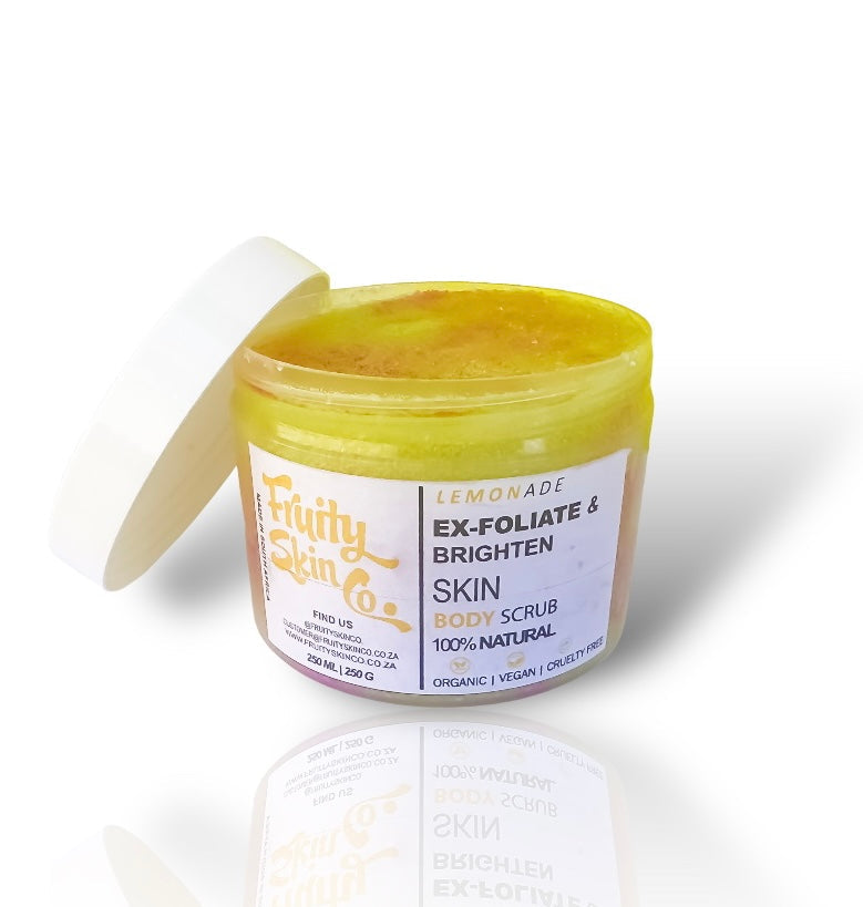 Lemonade whipped body scrub