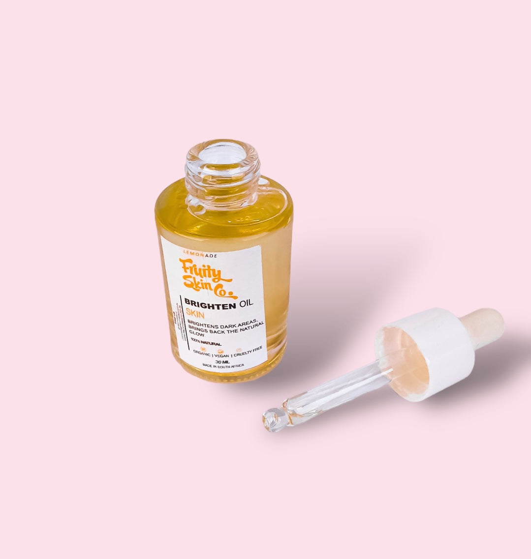 Brightening body oil