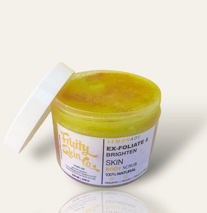 Lemonade whipped body scrub