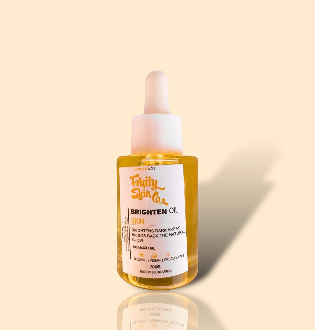 Brightening body oil