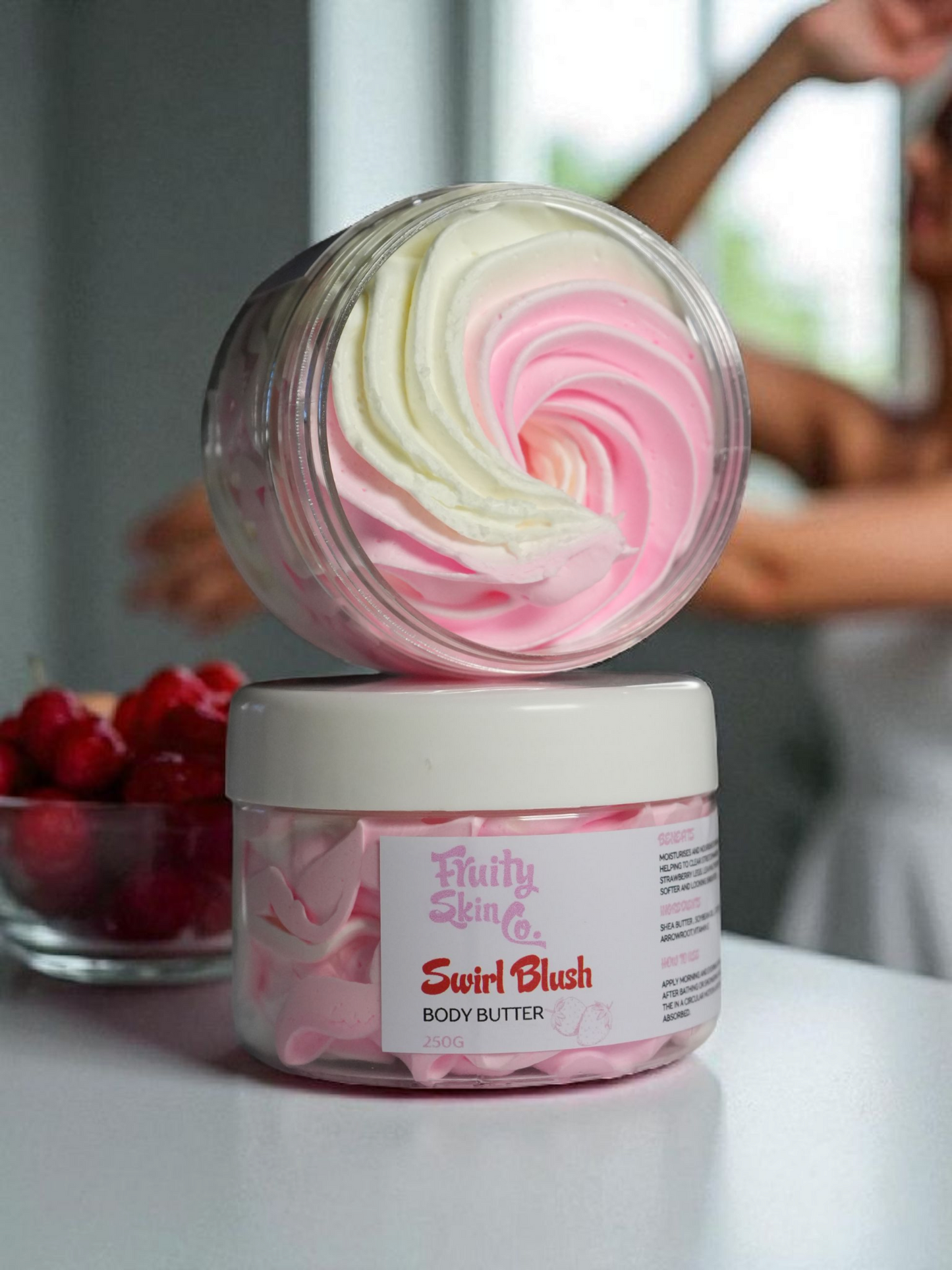 Swirl Blush body butter